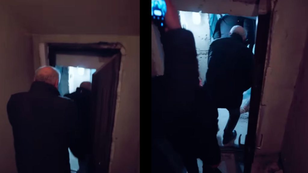 Locatarii unui bloc din Baia Mare au amenajat primul buncar din Romania