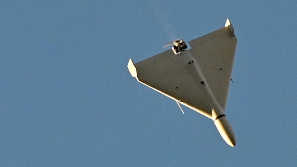 MAPN in alerta Fragmente de drone gasite in Galati