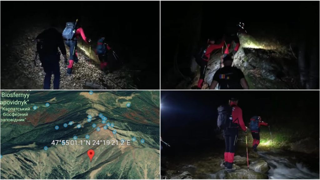 Misiune in Muntii Maramures doi ucraineni salvati
