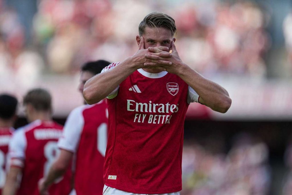 Viktor Gyokeres inscrie primul gol pentru Arsenal